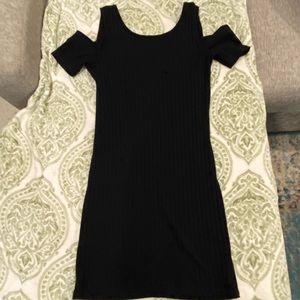 Kendall + Kylie black dress